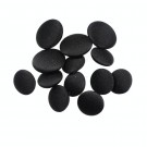 Sorte silkeknapper smoking sett thumbnail