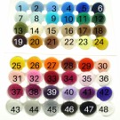 Knapper fløyel små halvkule thumbnail