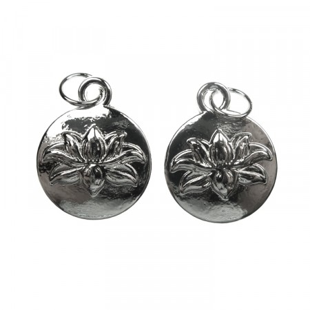 Runde charms lotus blomst