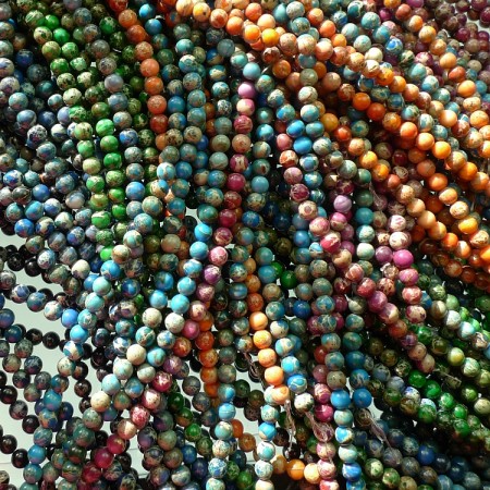 Perler Jaspis flere farger