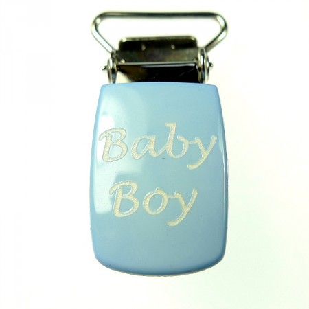 Blå baby boy klyper