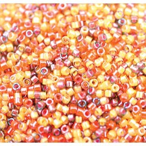 Delica 11 0 luminous mix DB2063 Perlehuset nettbutikk alt i