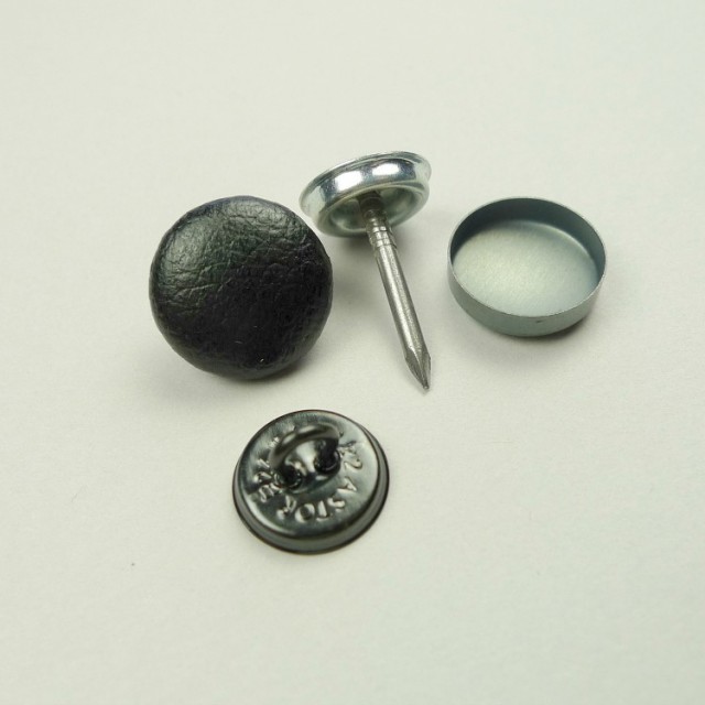 1)15mm: velg mellom: 1a bakstykke sort metall 1b bakstykke spiker 17mm